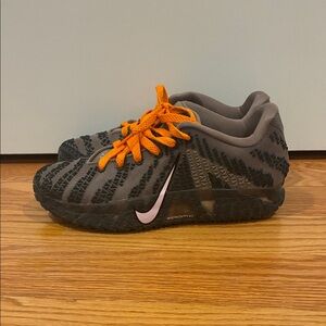 Nike Ja 3 mink brown and pink with orange laces (with box).